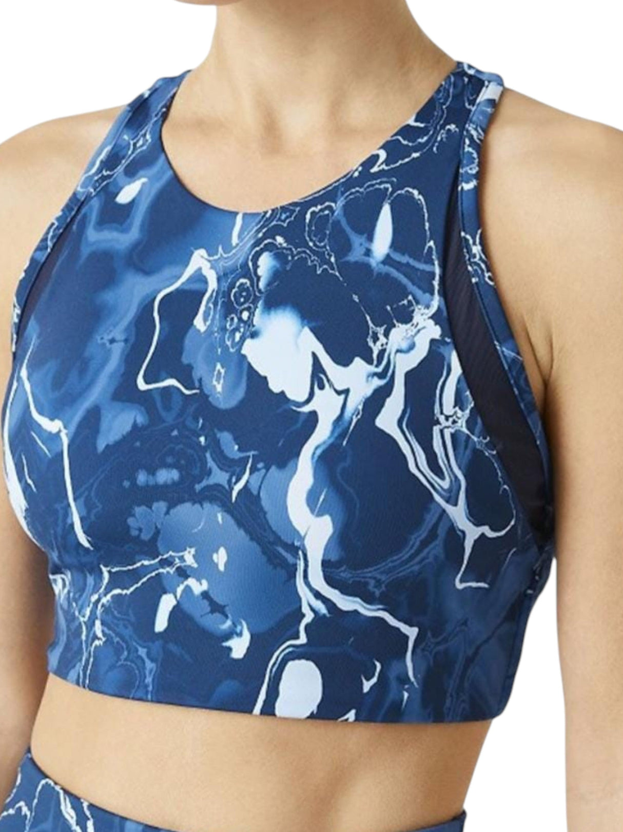 Image for Women's Printed Sport Bra,Blue