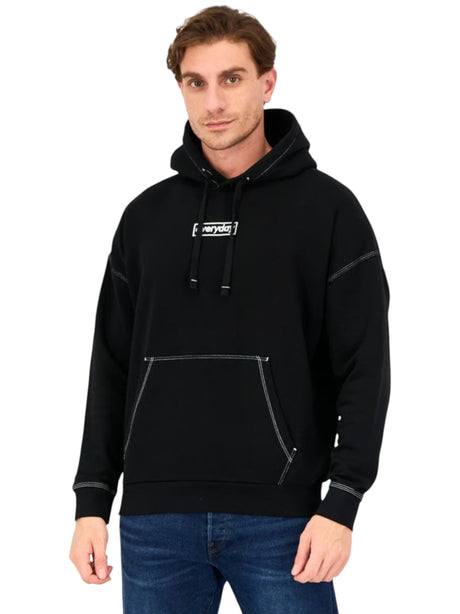 Image for Men's Plain Hoodie,Black