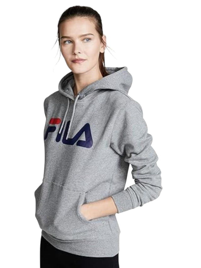 Image for Women's Logo Printed Hoodie,Grey