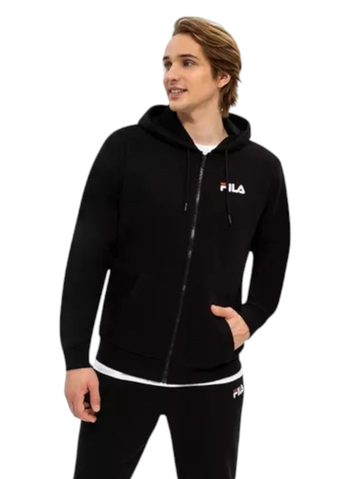 Image for Men's Plain Hoodie,Black