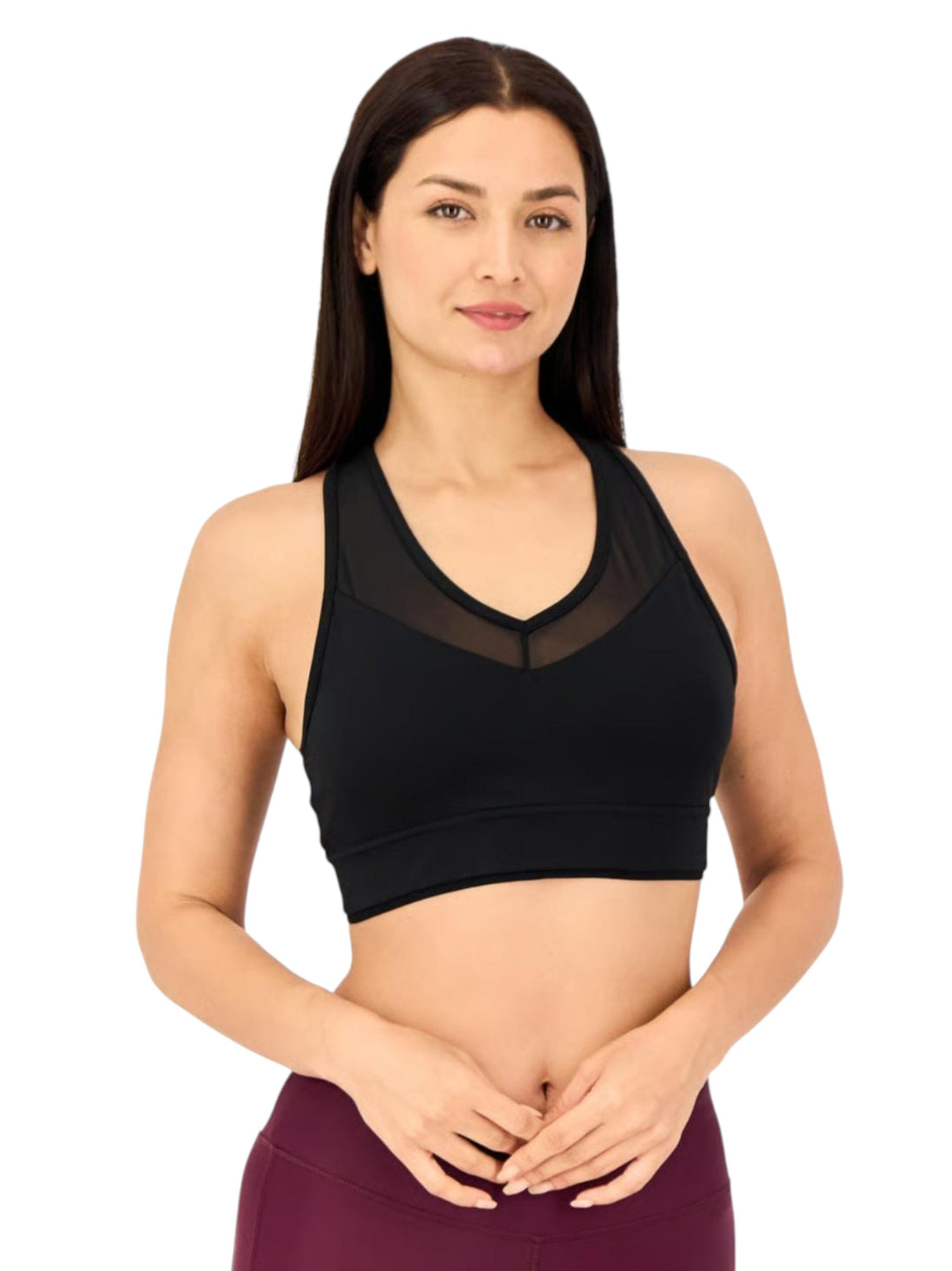 Image for Women's Plain Sport Bra,Black