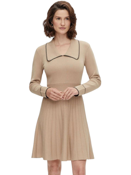 Image for Women's Knitted Dress,Beige