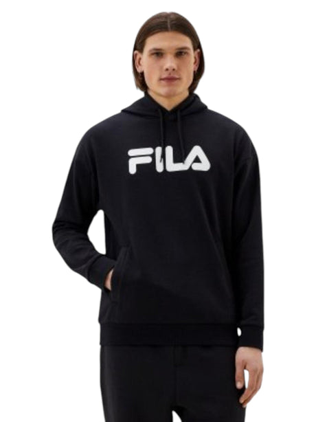 Image for Men's Brand Logo Printed Hoodie,Black