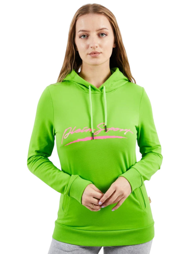 Image for Women's Brand Logo Printed Hoodie,Light Green