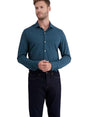 Image for Men's Printed Dress Shirt,Navy