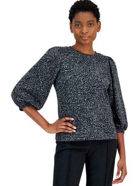 Image for Women's Printed Glitter Top,Multi