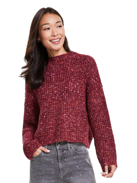 Image for Women's Printed Knitted Sweaters,Multi