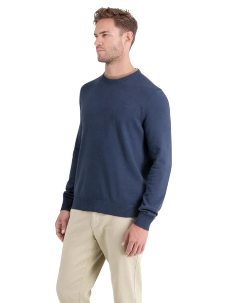 Image for Men's Knitted Sweaters,Navy