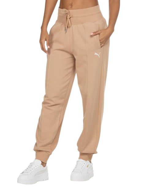 Image for Women's Plain Solid Pant,Biege