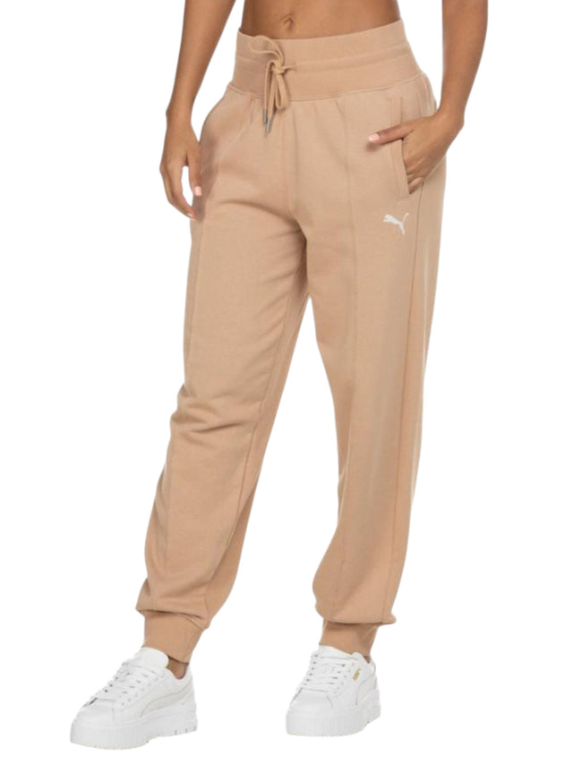 Image for Women's Plain Solid Pant,Biege