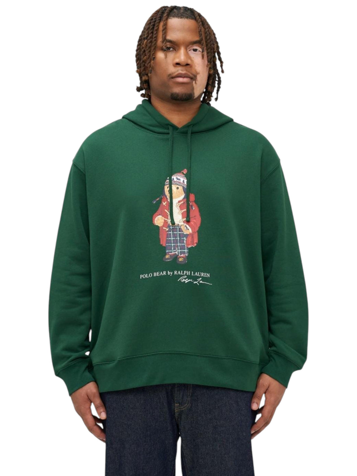 Image for Men's Graphic Printed Hoodie,Green