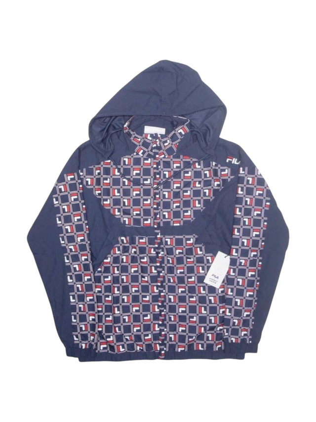 Image for Men's Printed Jacket,Navy