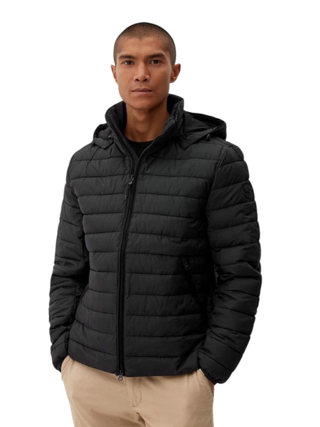 Image for Men's Quilted Jacket Two Pockets,Black
