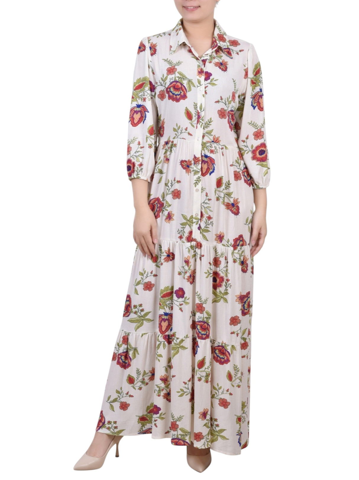 Image for Women's Floral Printed Dress,Multi 