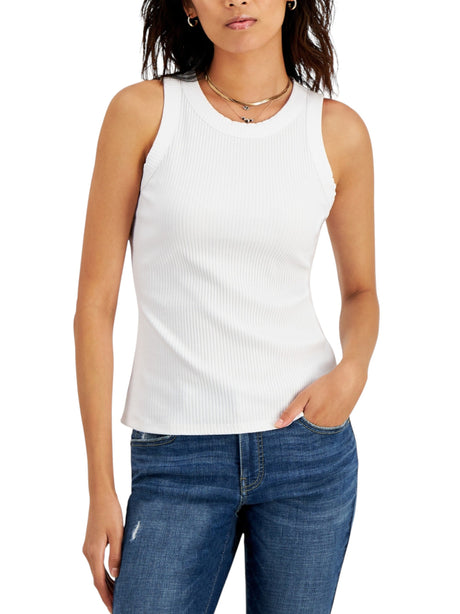Image for Women's Ribbed Top,White 