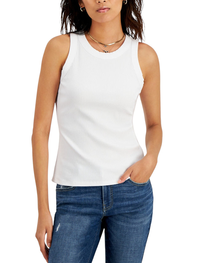 Image for Women's Ribbed Top,White 