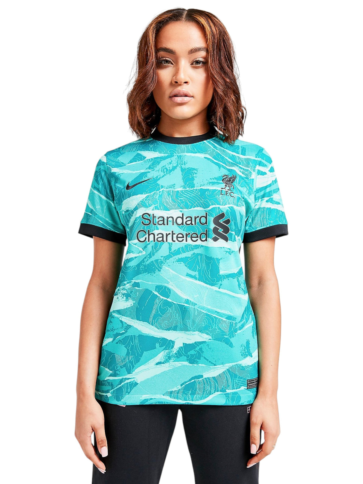 Image for Women's Brand Logo Printed Sport Top,Turquoise