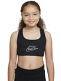 Image for Kids Girl's Logo Printed Sport Bra,Black