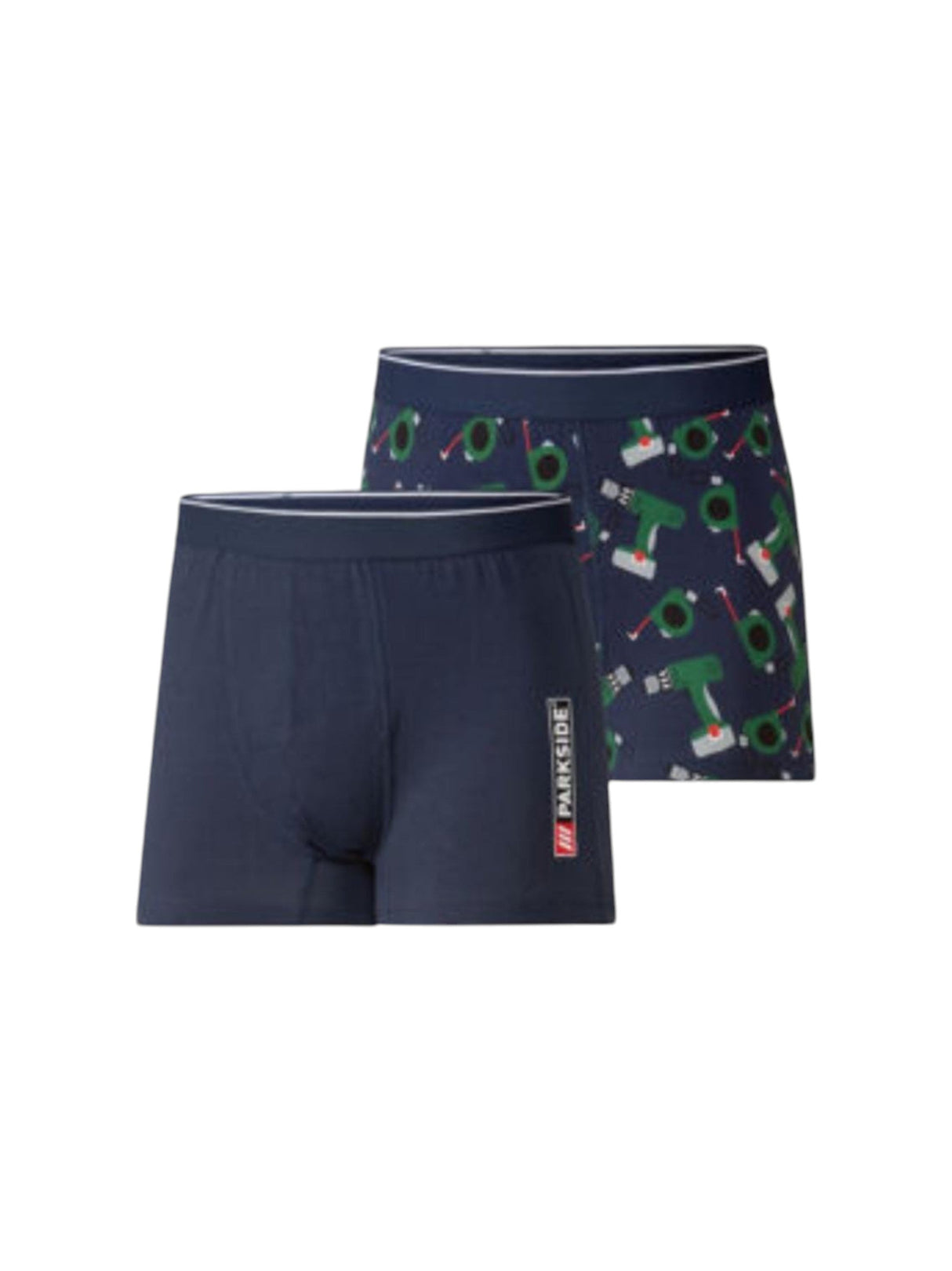 Image for Men's Printed Boxer Set 2Pieces,Navy