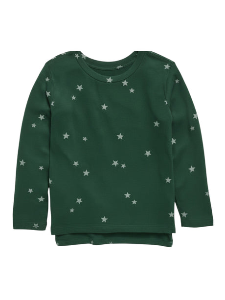 Image for Kids Girl's Star Printed Top,Green 