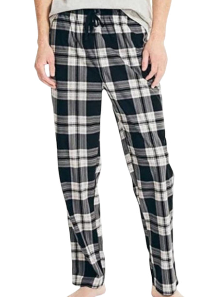 Image for Men's Plaid Sleepwear Pant,Navy 