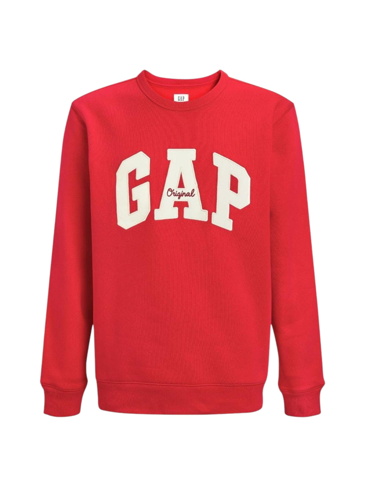 Image for Men's Brand Logo Printed Sweaters,Red