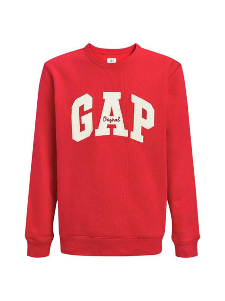 Image for Men's Brand Logo Printed Sweaters,Red