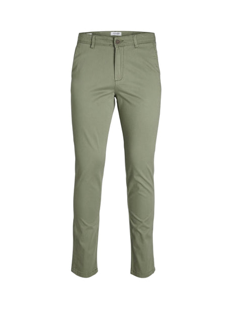 Image for Men's Plain Solid Casual Pants,Olive