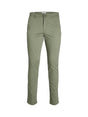 Image for Men's Plain Solid Casual Pants,Olive