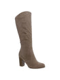 Image for Women's Plain Knee High Boots Heels,Taupe