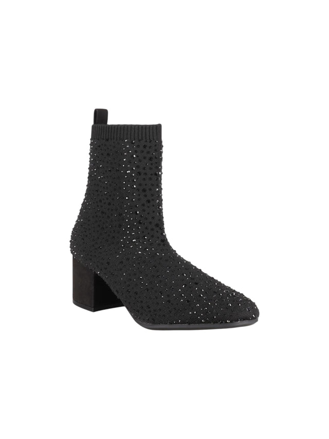 Image for Women's Rhinestones Ankle Boots,Black