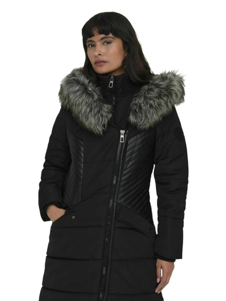 Image for Women's Quilted Jacket,Black