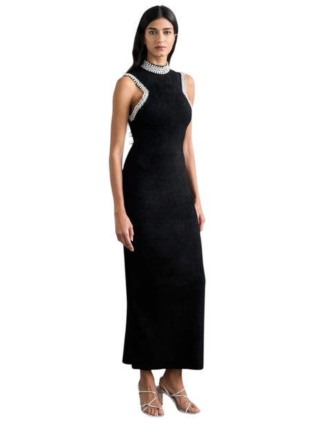 Image for Women's Textured Pearls Dress,Black