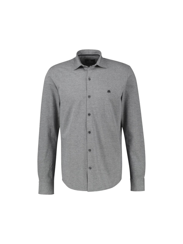 Image for Men's Plain Dress Shirt,Grey