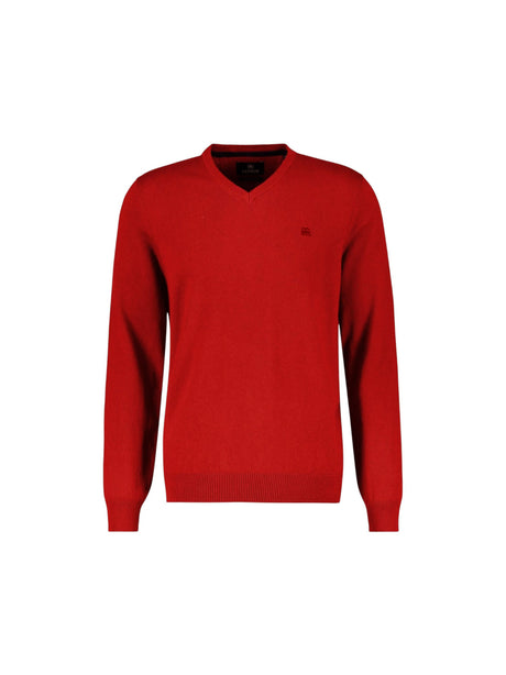 Image for Men's Knitted Sweaters,Burgundy