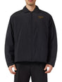 Image for Men's Back Embroidered Jacket,Black