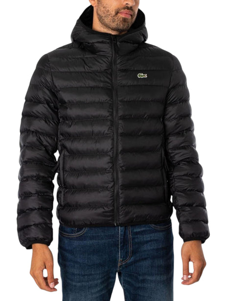 Image for Men's Quilted Jacket,Black