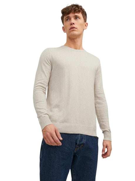 Image for Men's Kintted Sweaters,Light Beige
