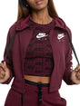 Image for Women's Brand Logo Printed Jacket,Burgundy
