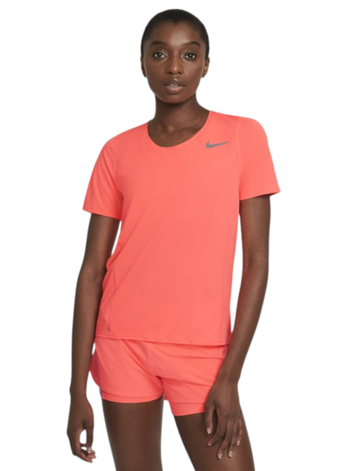 Image for Women's Plain Solid Sport Top,Coral 