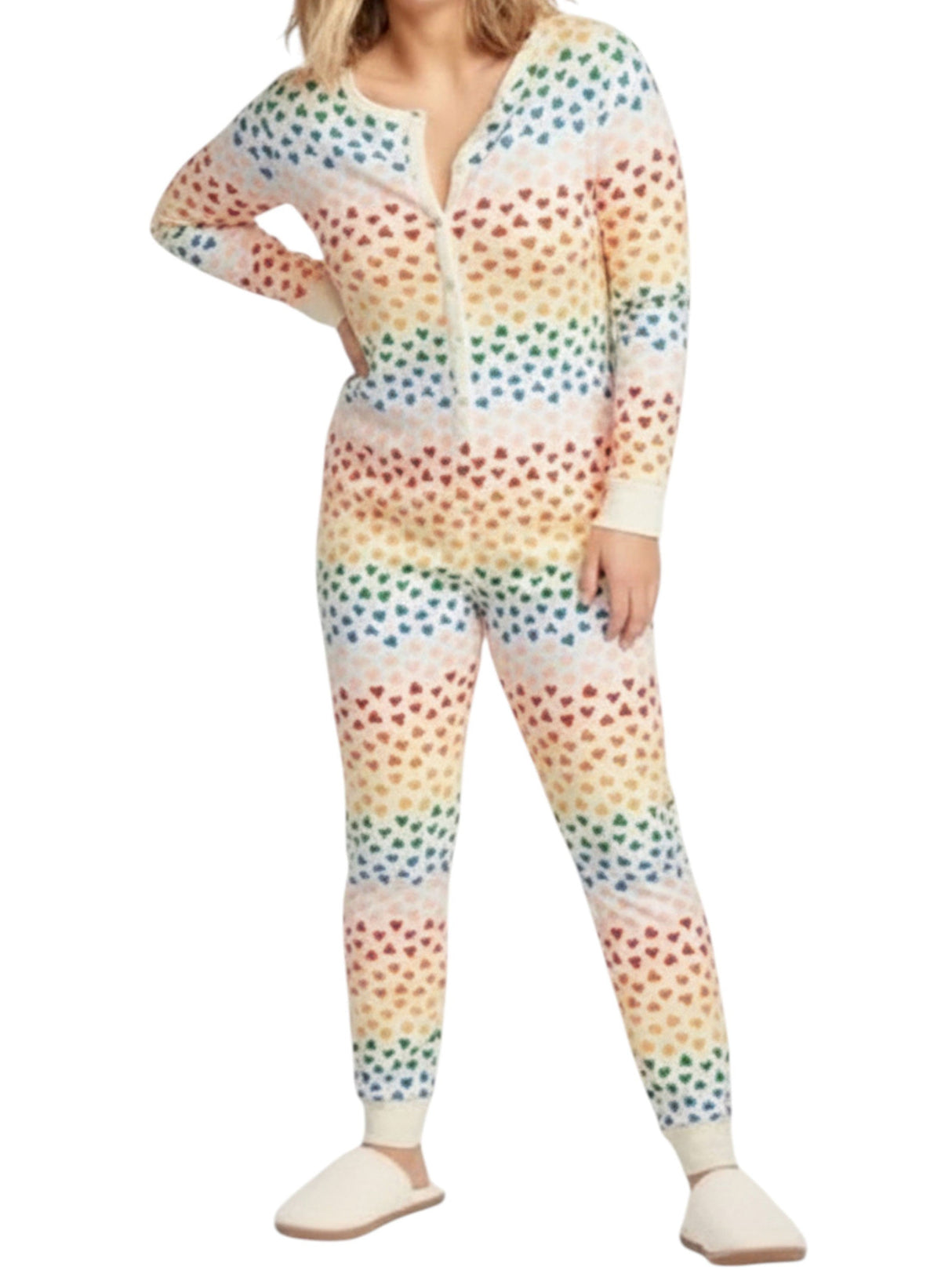 Image for Kids Girl's Heart Printed Jumpsuit,Muti