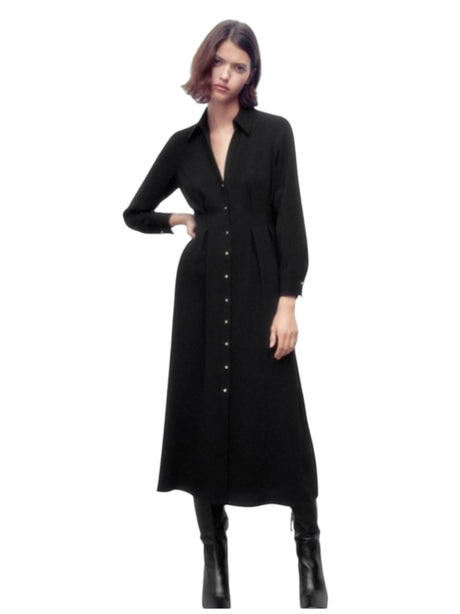 Image for Women's Plain Dress,Black