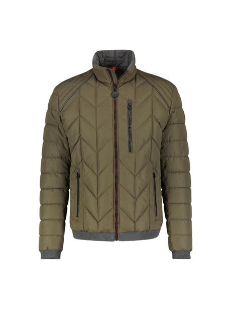 Image for Men's Quilted Jacket,Olive