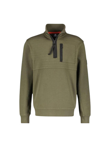 Image for Men's Plain Sweaters,Olive