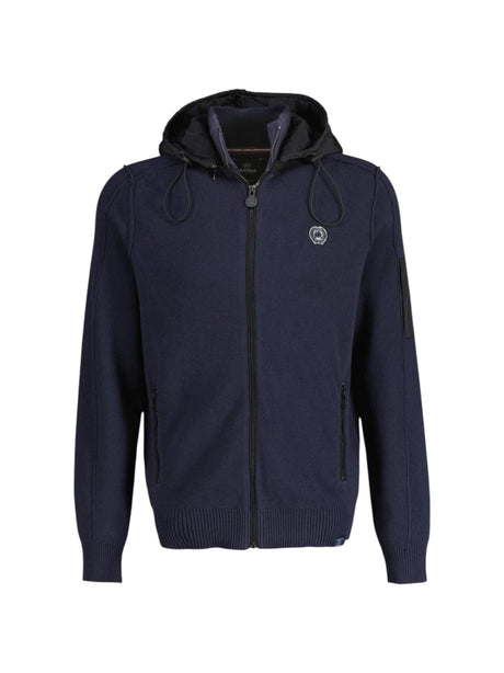 Image for Men's Knitted Hoodie,Navy