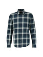 Image for Men's Plaid Dress Shirt,Navy
