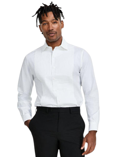Image for Men's Plain Dress Shirt,White