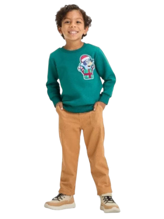 Image for Kids Boy's Graphic Printed Sweaters,Green