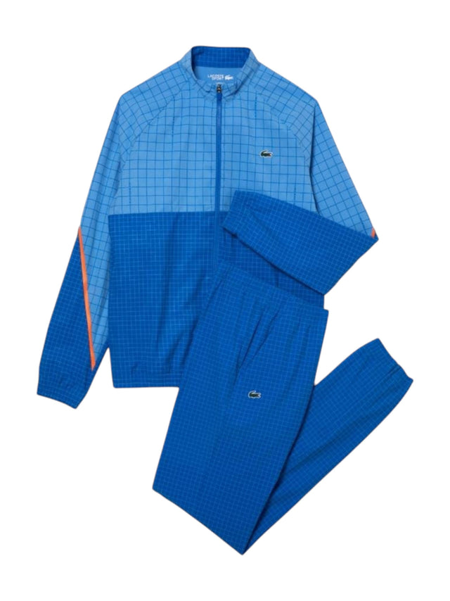 Image for Men's Plaid Pajama Set Sweaters &Pant,Blue