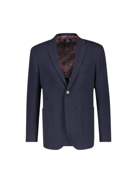 Image for Men's Textured Blazer,Navy